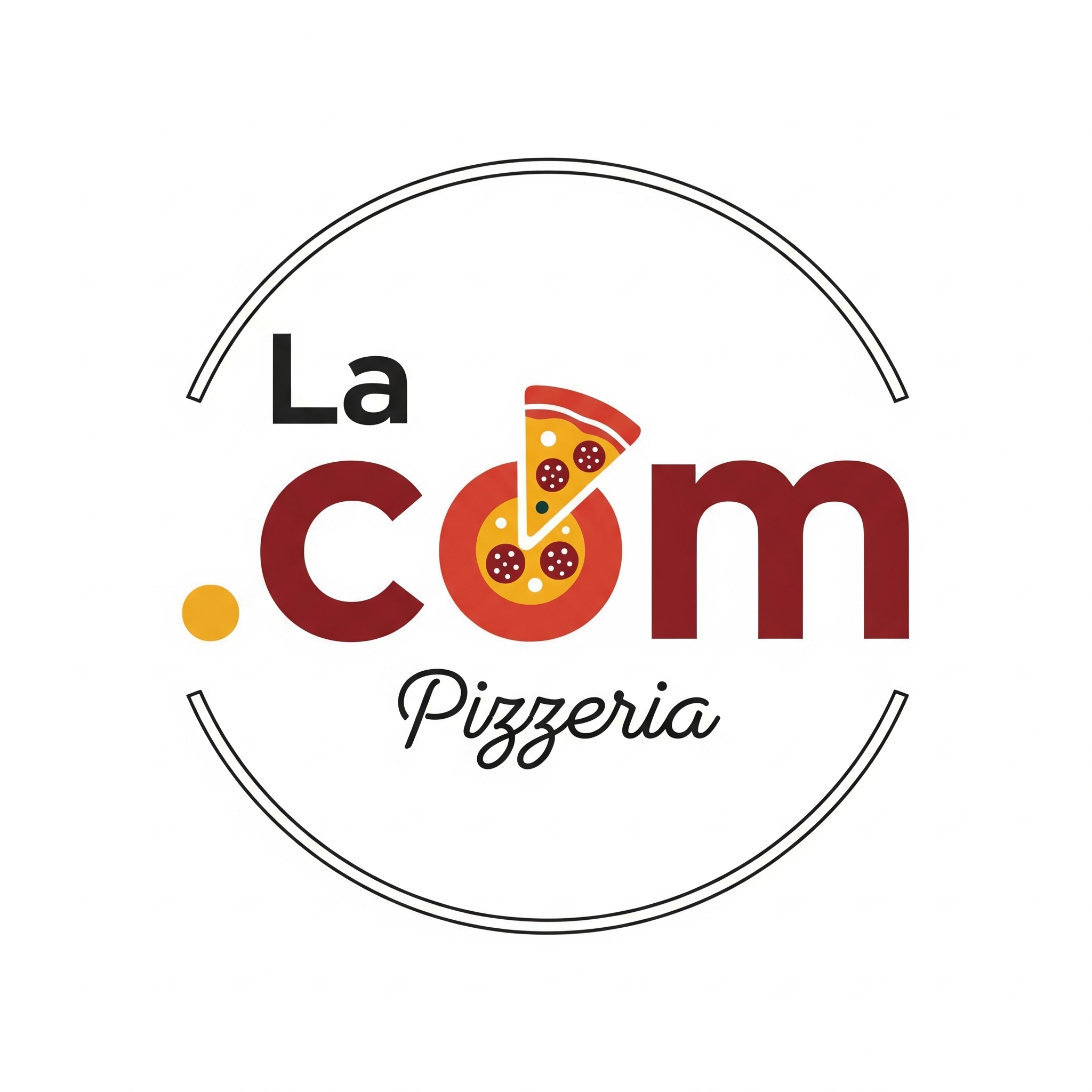 Logo de PIZZERIA LA .COM